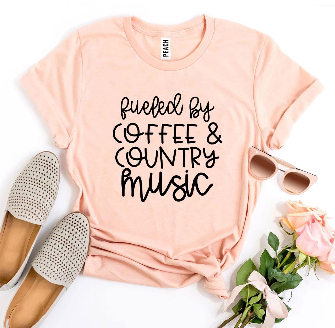 Fueled By Coffee And Country Music T-shirt - Allegheny Avenue