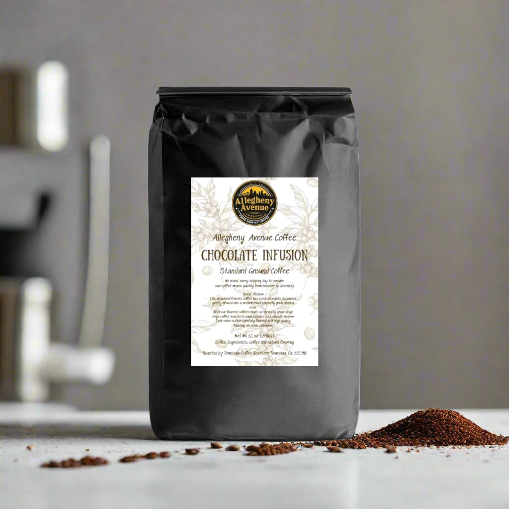 CHOCOLATE INFUSION, Ground Coffee, 12oz
