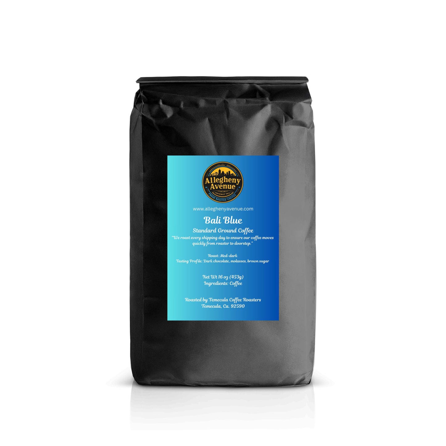 BALI BLUE, Ground Coffee, 1lb
