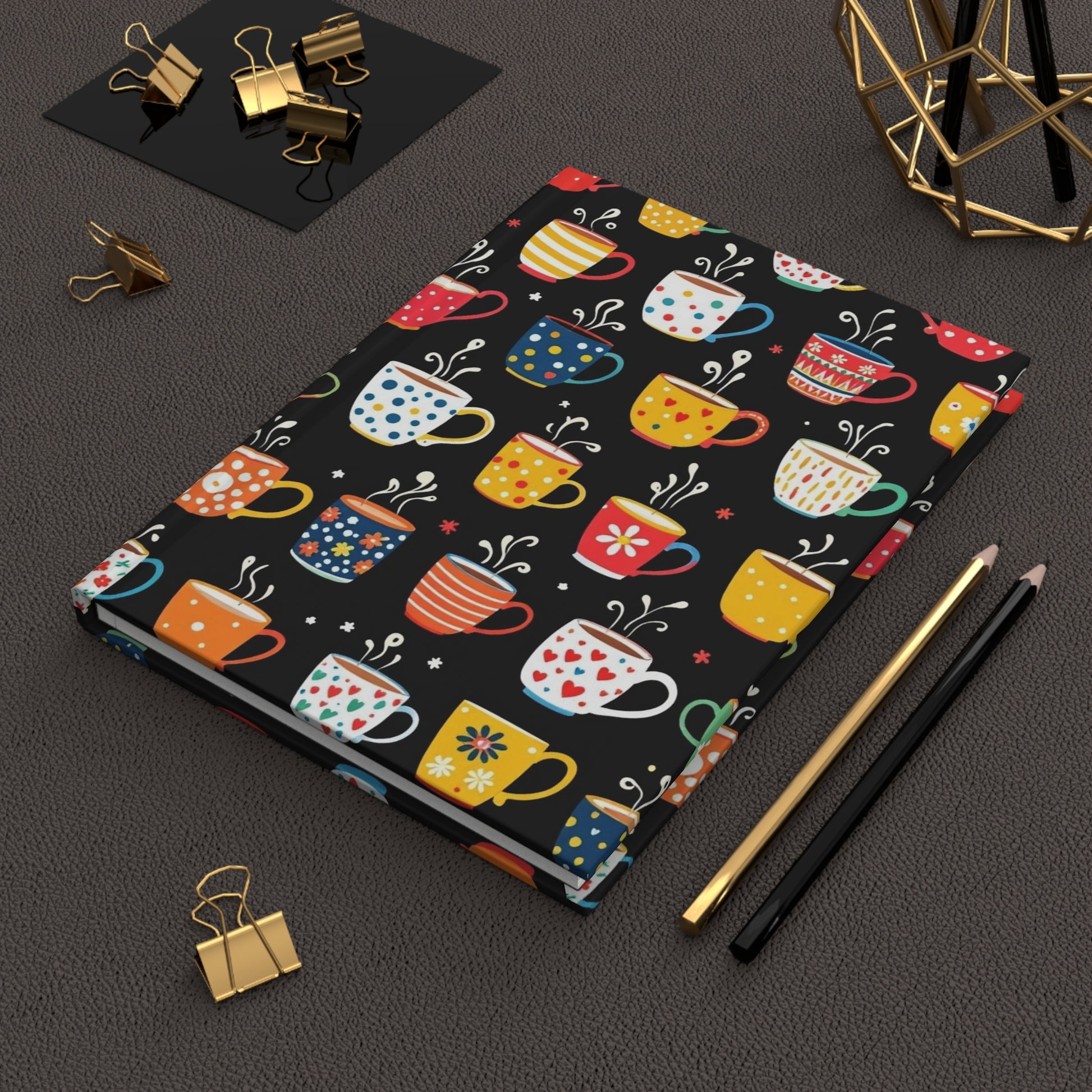 Colorful Coffee Mug Hardcover Journal - Allegheny Avenue