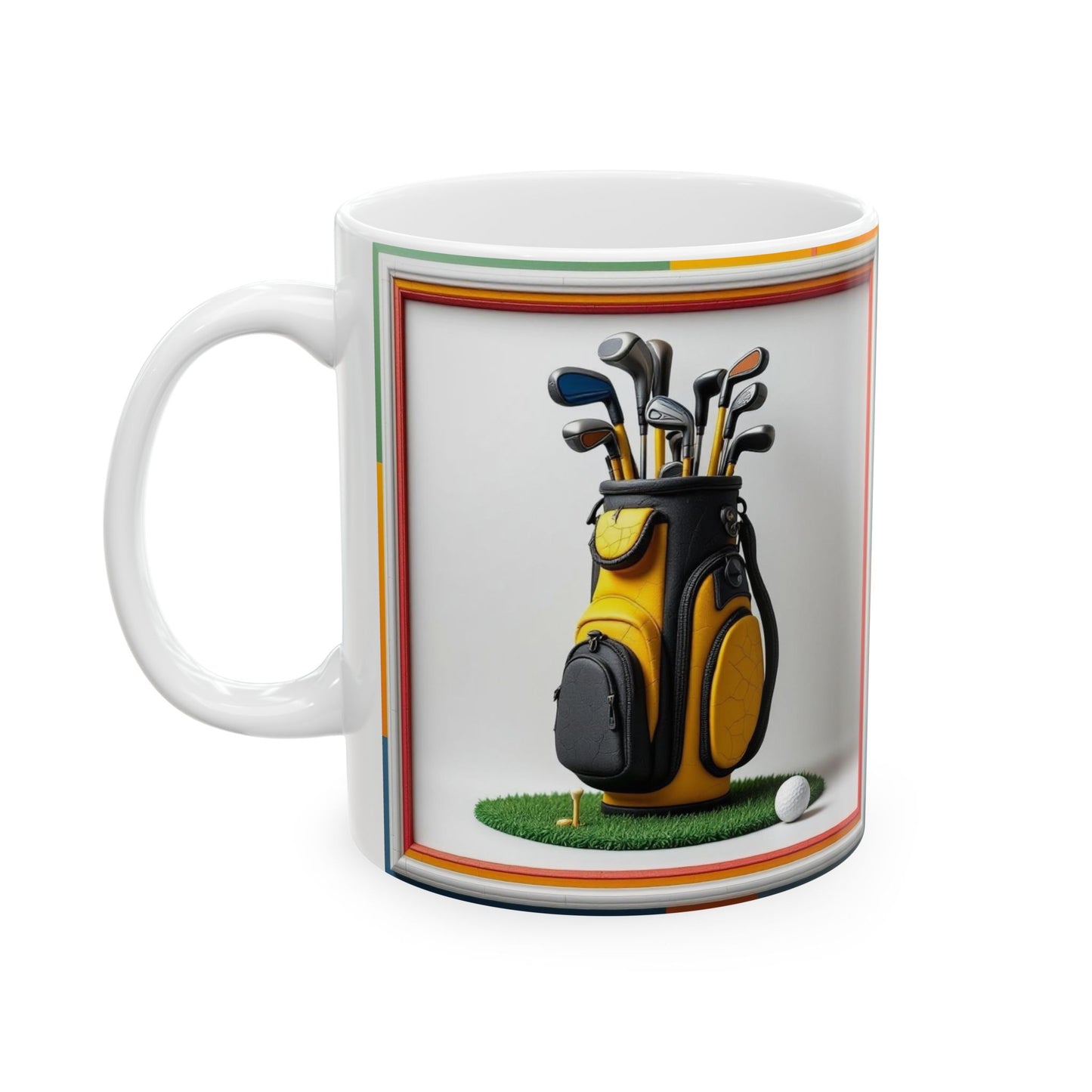 Golf Bag Ceramic Coffee Mug