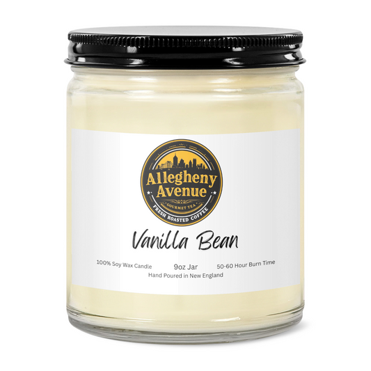 Vanilla Bean 9oz Hand Poured Jar Candle - Allegheny Avenue
