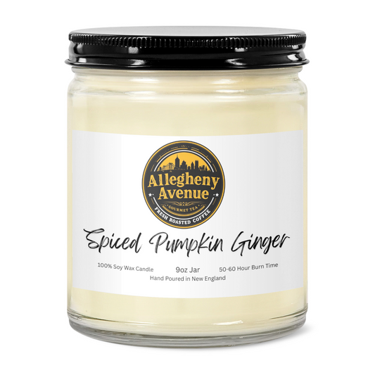 Spiced Pumpkin Ginger 9oz Hand Poured Jar Candle - Allegheny Avenue
