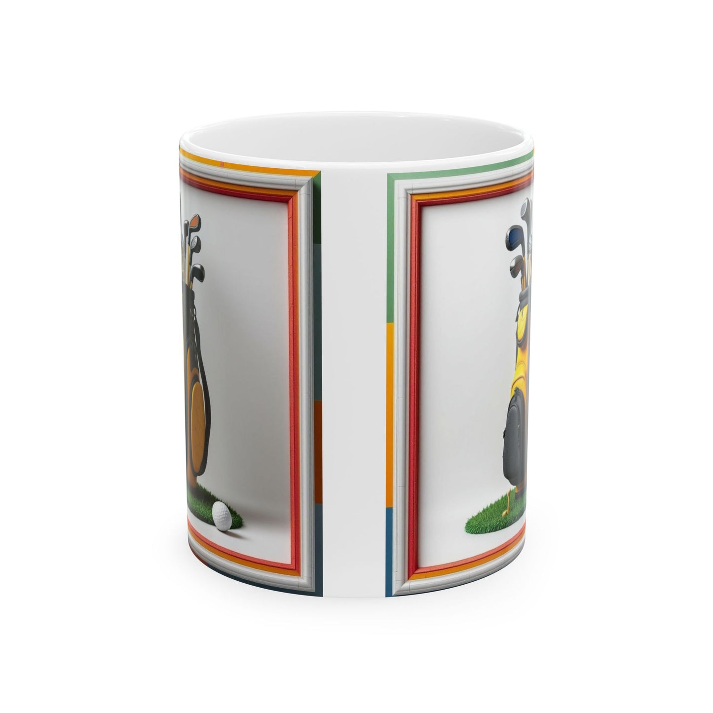 Golf Bag Ceramic Coffee Mug