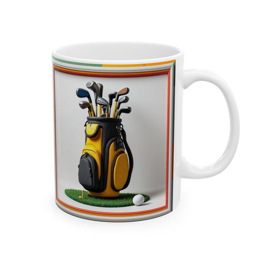 Golf Bag Ceramic Coffee Mug