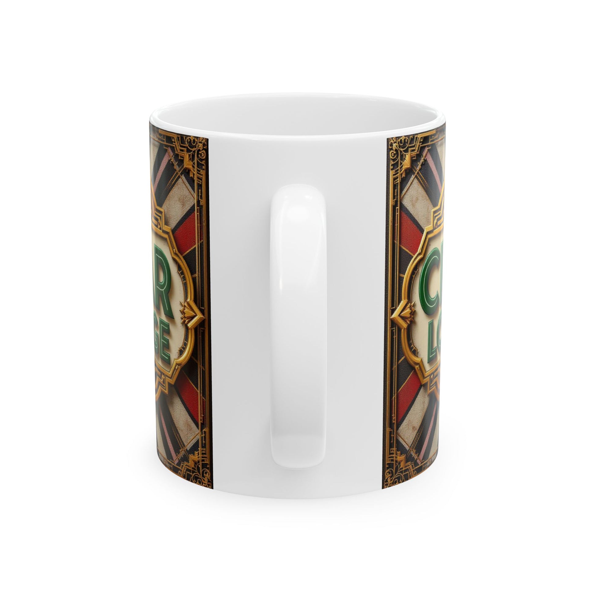 Vintage Style Cigar Lounge Coffee Mug - Allegheny Avenue