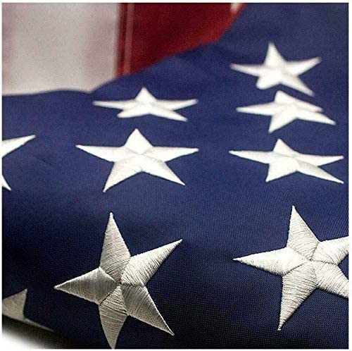 American Flag Outdoor Heavy Duty Embroidered Stars USA Flag - Allegheny Avenue