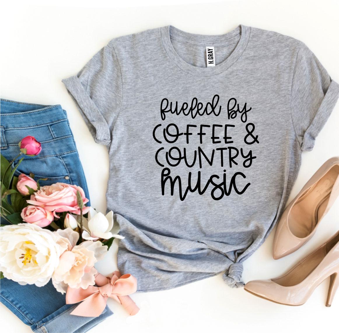 Fueled By Coffee And Country Music T-shirt - Allegheny Avenue
